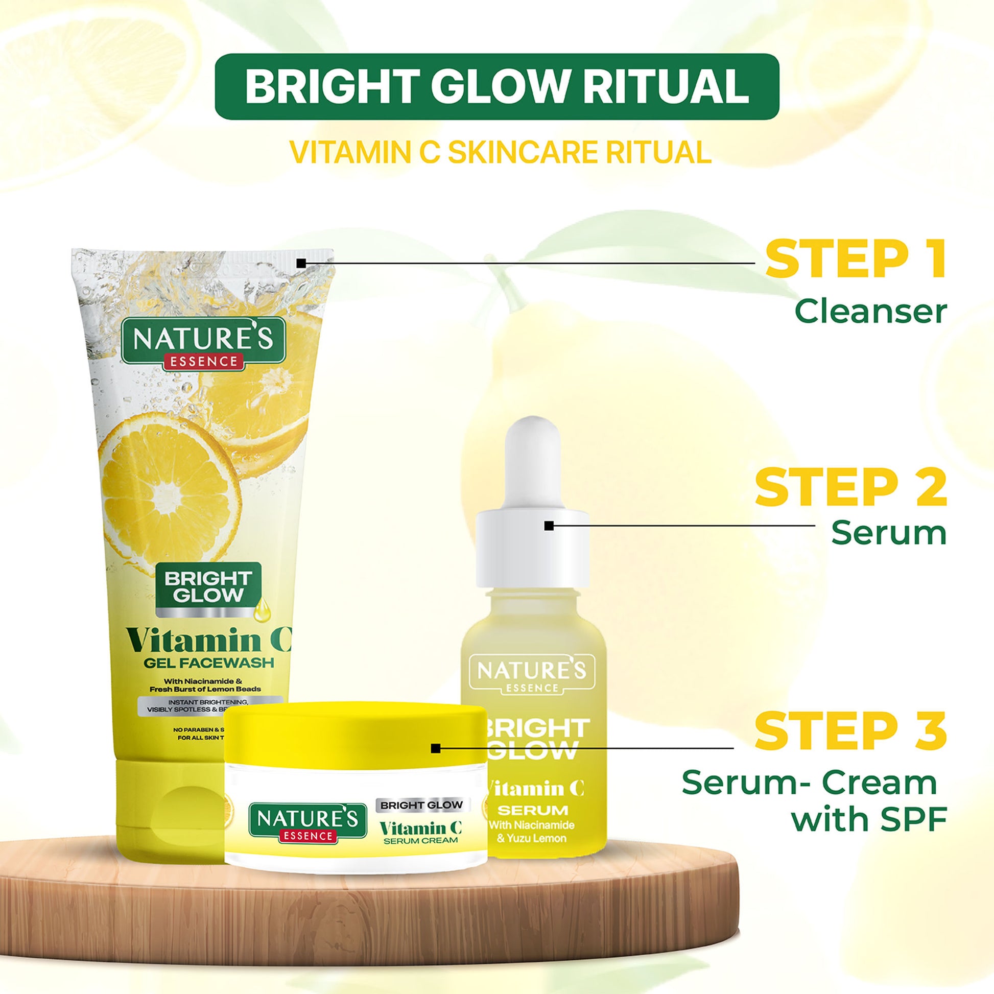 Nature's Essence Bright Glow Vitamin C Gel Facewash