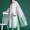 Dhiyona IE Floral Embroidered Regular Sequinned Kurta With Trousers & Dupatta