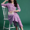 Dhiyona IE Floral Printed Pure Cotton Kurta with Trousers
