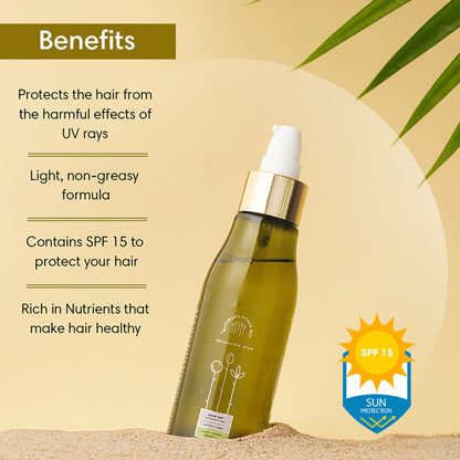 The Earth Collective Hair Serum, Sun Protection Hair Sunscreen
