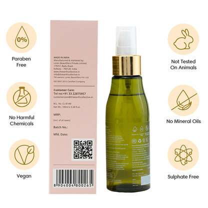 The Earth Collective Hair Serum, Sun Protection Hair Sunscreen