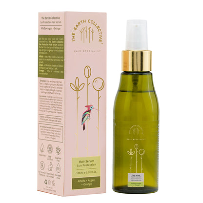 The Earth Collective Hair Serum, Sun Protection Hair Sunscreen