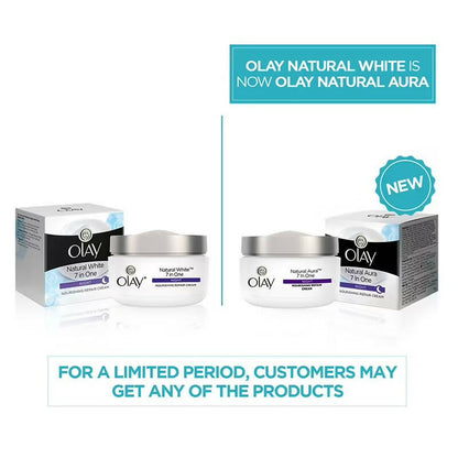 Olay Natural Aura 7 In One Night Nourishing Repair Cream - Indyancart