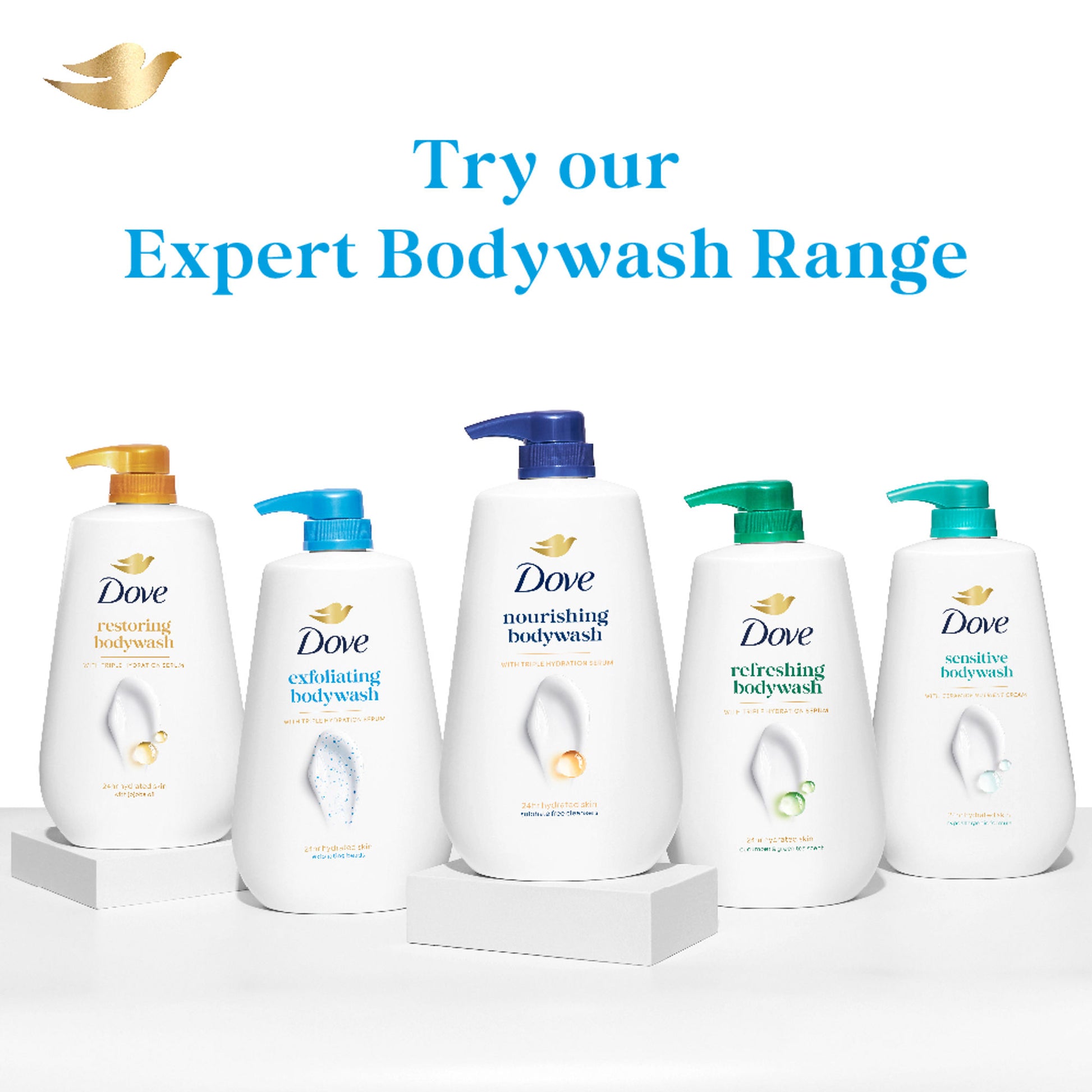 Dove Gentle Exfoliating Beads Body Wash For Softer Smoother Skin