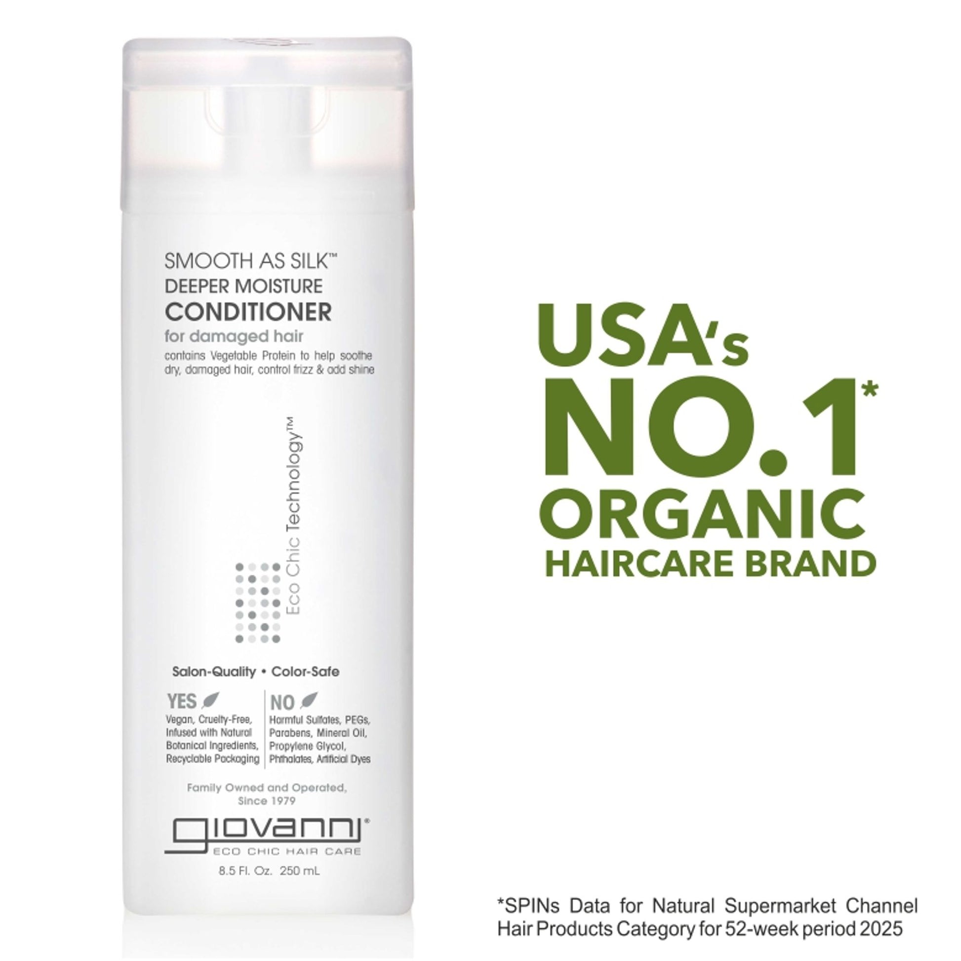 Giovanni Organic Smooth As Silk Deep Moisture Conditioner