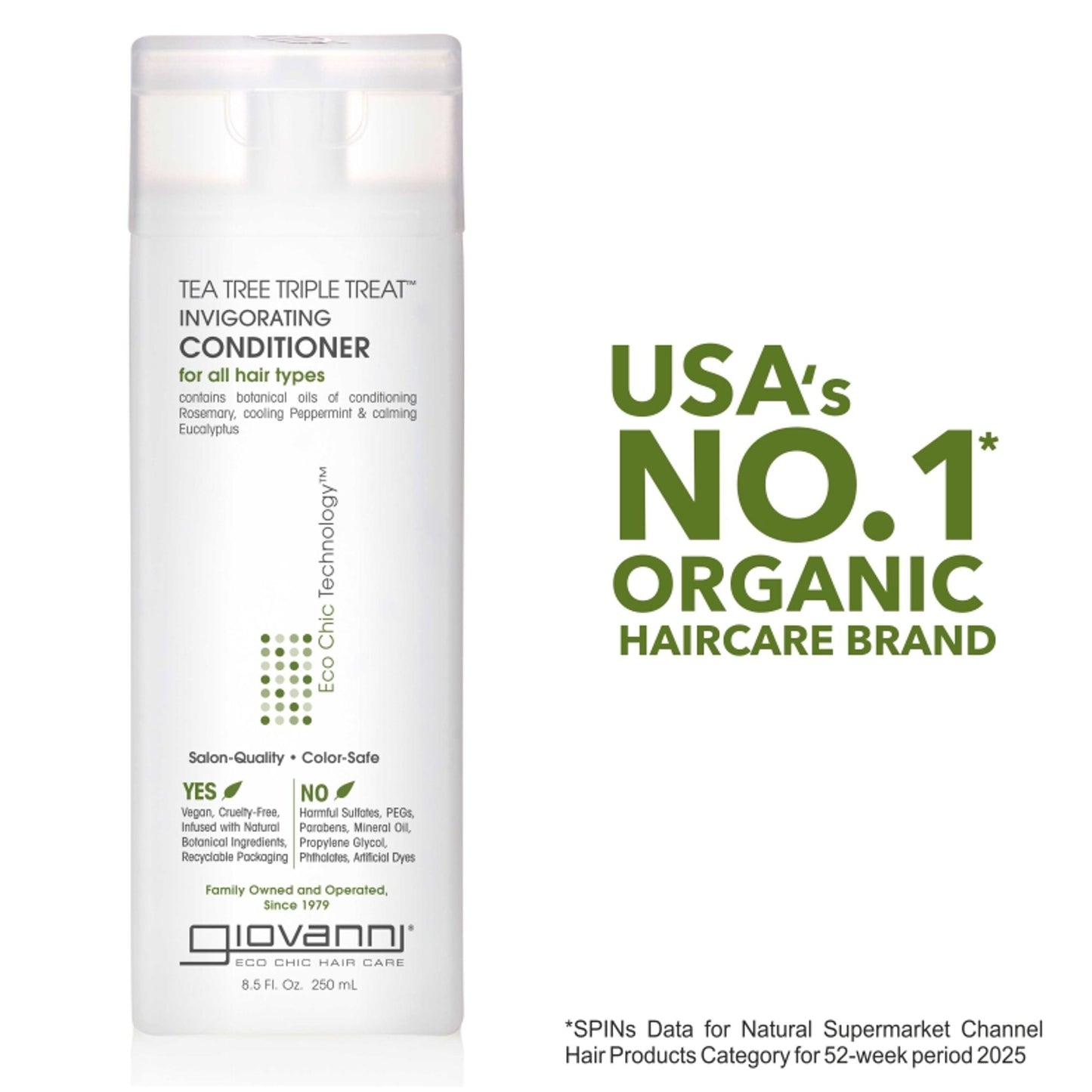 Giovanni Organic Tea Tree Triple Treat Invigorating Conditioner