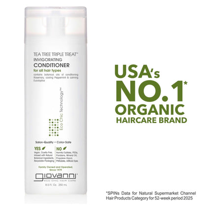 Giovanni Organic Tea Tree Triple Treat Invigorating Conditioner