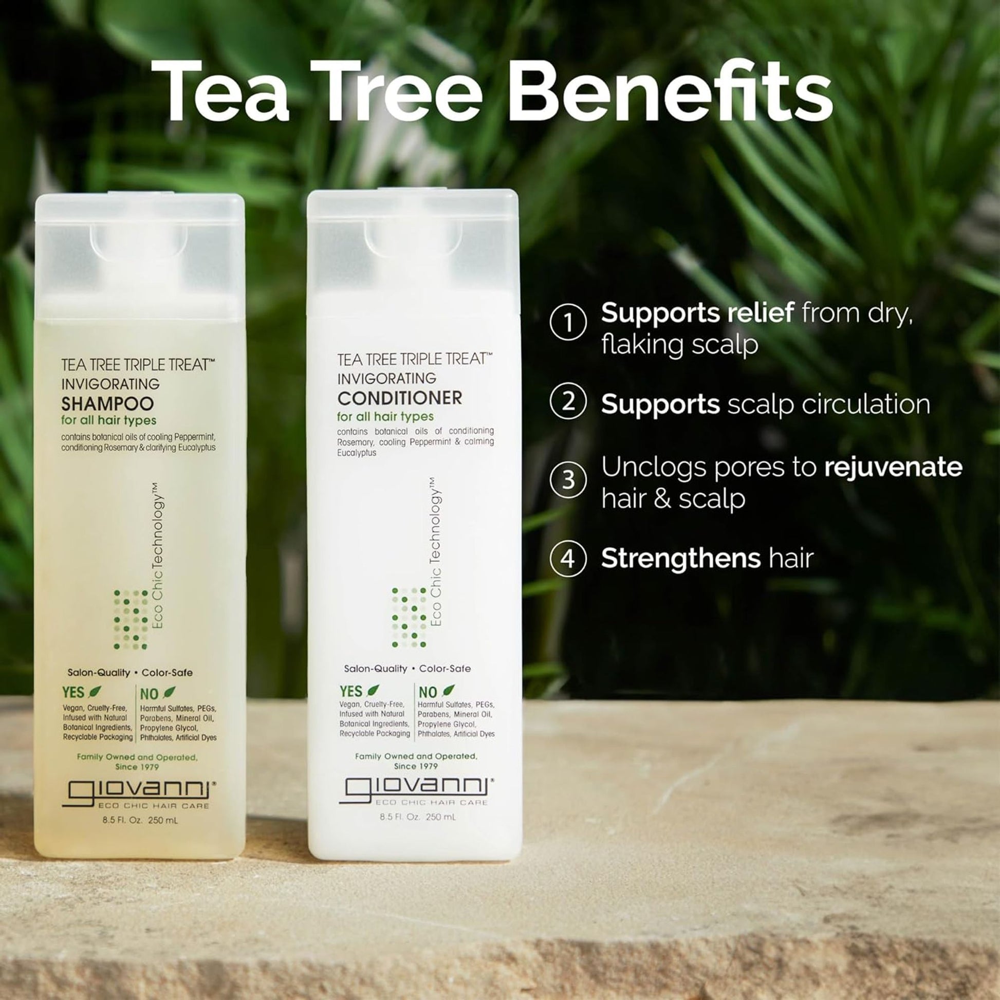 Giovanni Organic Tea Tree Triple Treat Invigorating Conditioner