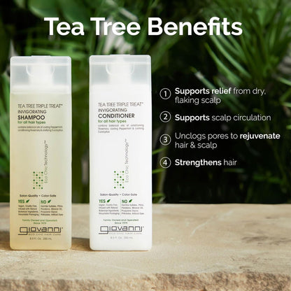Giovanni Organic Tea Tree Triple Treat Invigorating Conditioner