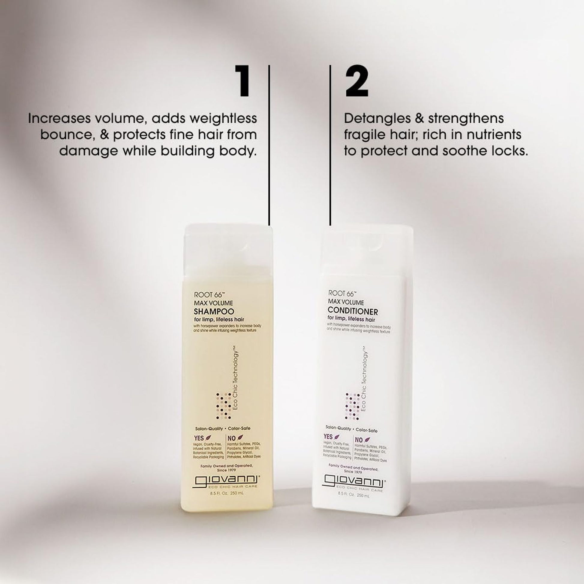 Giovanni Organic Root66 Max Volume Shampoo 250ml