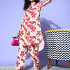 Dhiyona VA Women's Printed Regular Kurta with Trousers