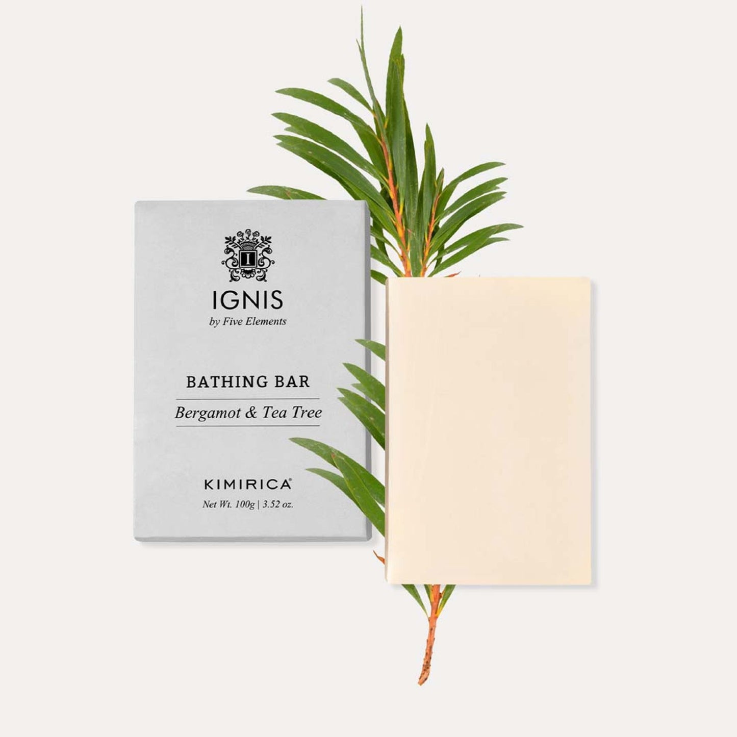 Kimirica Luxury Tea Tree Soap, Handmade Creamy Moisturizing Bathing Bar With Aloe Vera & Shea Butter