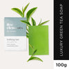 Kimirica Luxury Green Tea Soap, Handmade Refreshing Creamy Bathing Bar With Aloe Vera & Vitamin E