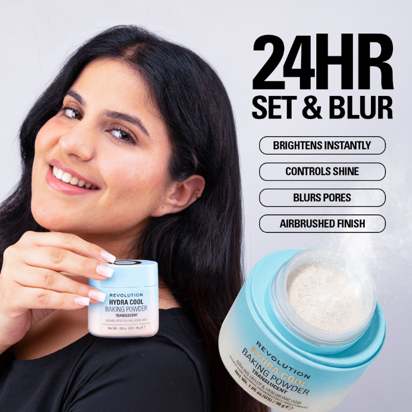Makeup Revolution Hydra Cool Cooling Loose Baking Powder