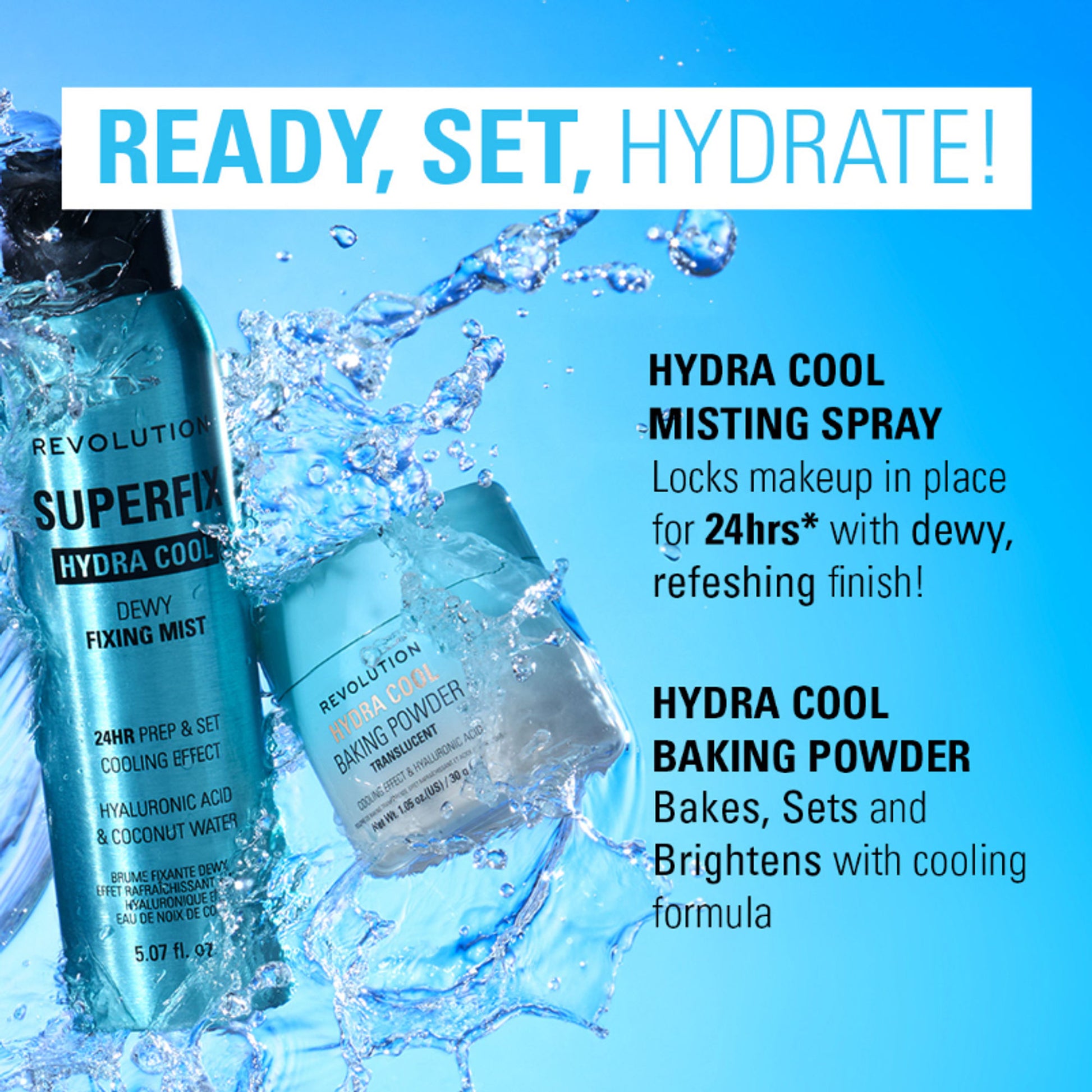 Makeup Revolution Hydra Cool Cooling Loose Baking Powder