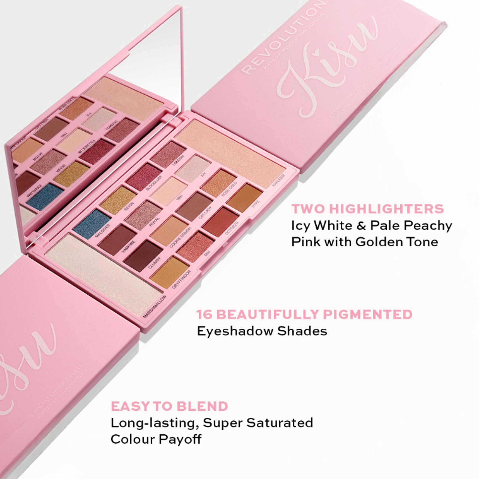 Makeup Revolution Eyeshadow Palette Kisu