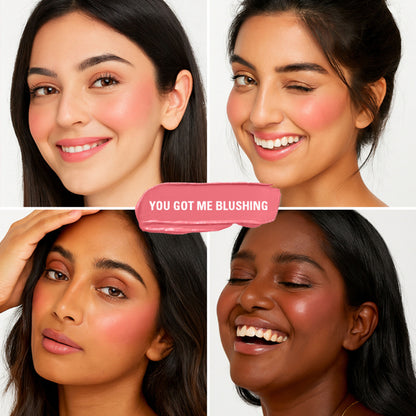 Makeup Revolution Superdewy Liquid Blusher - Ultra Pigmented-Dewy & Radiant Formula You Had Me At First Blush - You Got Me Blushing