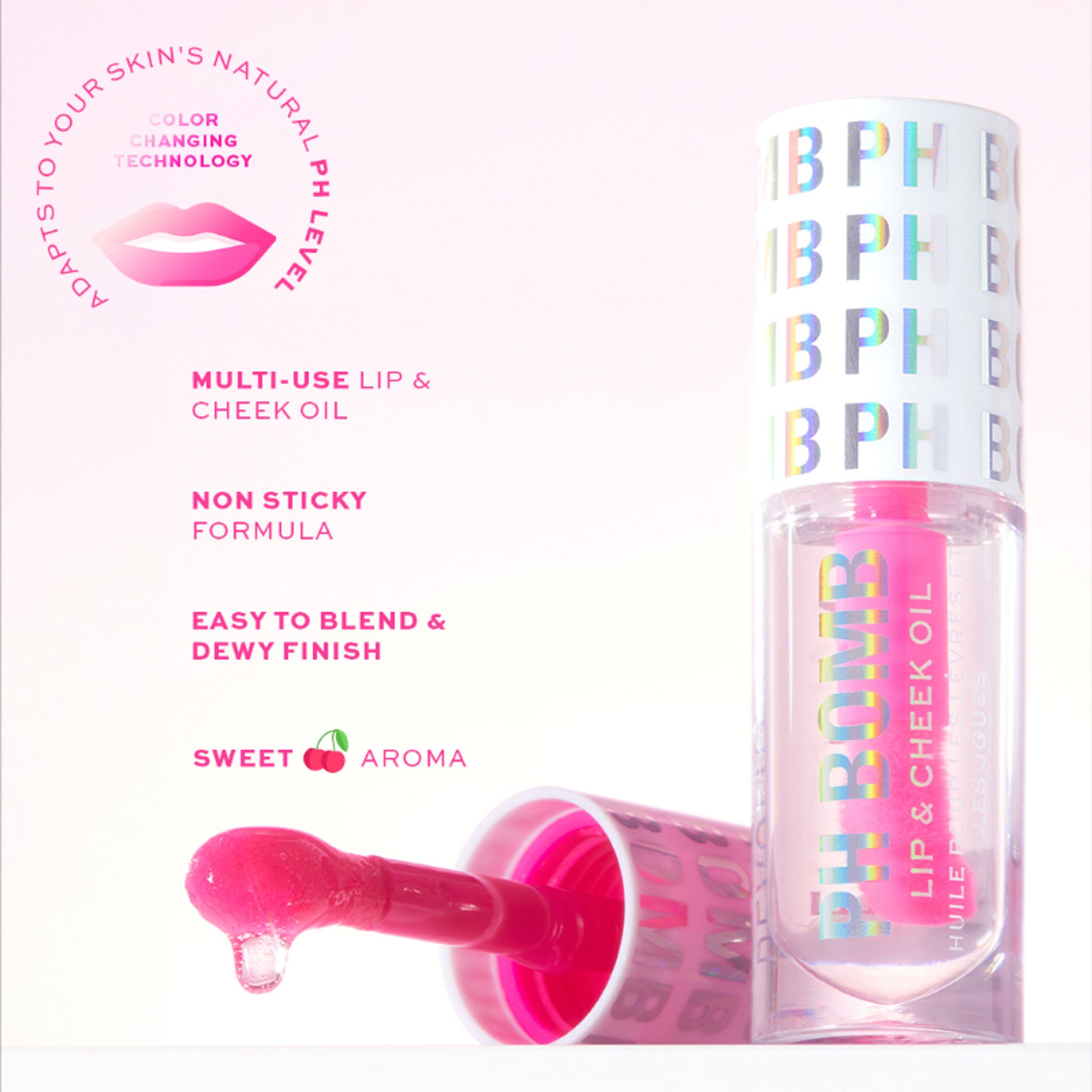 Makeup Revolution Ph Bomb Lip & Cheek Oil Universal