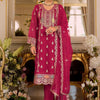 Dhiyona IE Women Ethnic Motifs Embroidered Kurta with Trousers & Dupatta