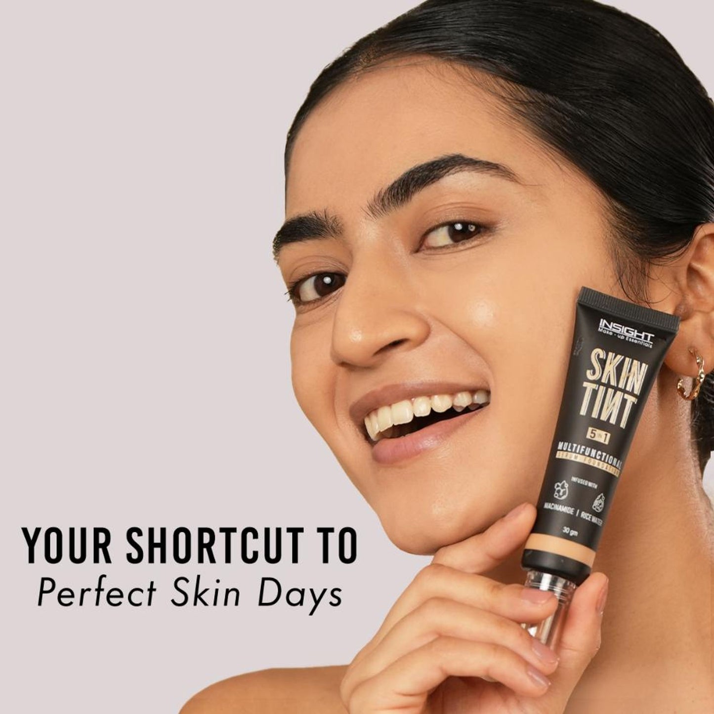 Insight Cosmetics Skin Tint 5In1 Multifunctional Serum Foundation - ChaiChill