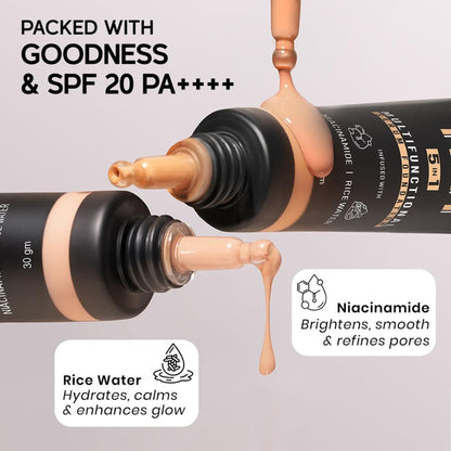 Insight Cosmetics Skin Tint 5In1 Multifunctional Serum Foundation - Filter Coffee