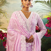 Dhiyona IE Women Ethnic Motifs Embroidered Cotton Kurta with Trousers & Dupatta