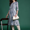 Indyancart IE Women Floral Printed Regular Pure Cotton Kurta with Trousers