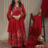 Dhiyona VA Women'sFloral Printed Empire Kurta with Trousers & With Dupatta