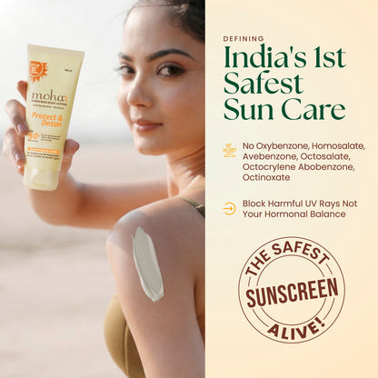 Moha Sunscreen Body Lotion SPF 50+ PA++++ New Gen Photostable