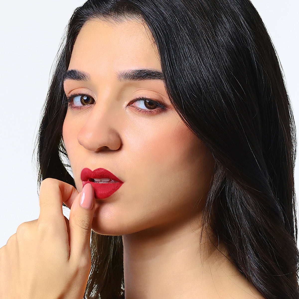 FLiCKA Flicka Set & Attack Liquid Lipstick in Vintage Wine, waterproof and smudge-proof long-lasting lipstick, creamy texture.