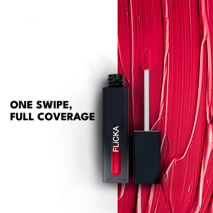Flicka Set & Attack Liquid Lipstick Waterproof & Smudgeproof Long Lasting - 11- Darling Daughter