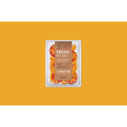 TONYMOLY Korean Fresh To Go Face Sheet Mask - Pumpkin