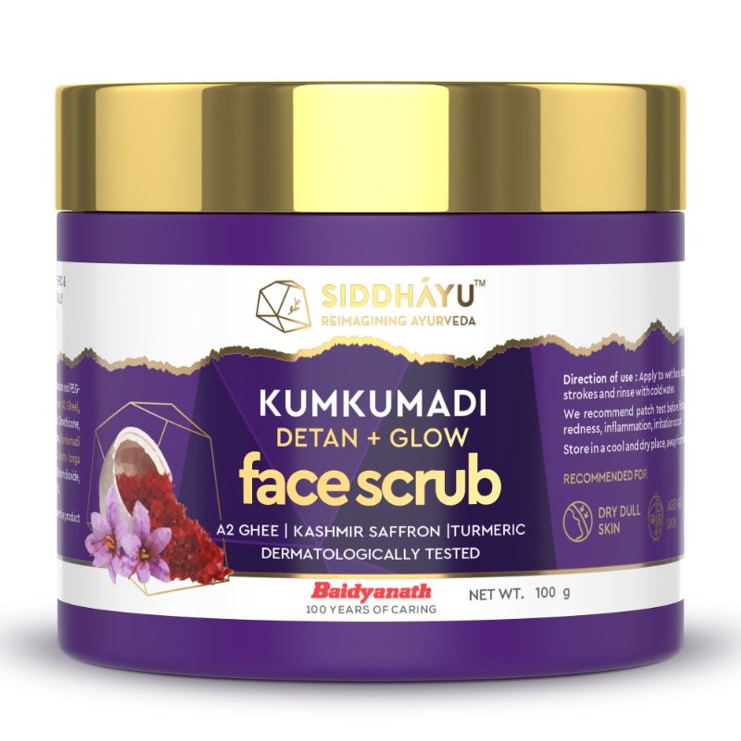 Siddhayu Kumkumadi Detan + Glow Face Scrub