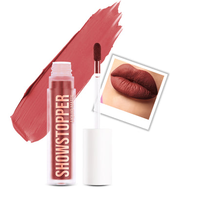 Daily Life Forever52 Show Stopper Liquid Matte lipstick in shade Shw017, featuring a smooth, matte finish and vibrant color.
