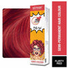 Streax Professional Hold & Play Funky Colour, Ammonia Free, Semi-Permanent Hair Colour, Zesty Yellow - Flirty Red