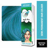Streax Professional Hold & Play Funky Colour, Ammonia Free, Semi-Permanent Hair Colour, Zesty Yellow - Mystic Blue