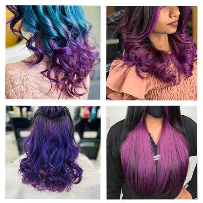 Streax Professional Hold & Play Funky Colour, Ammonia Free, Semi-Permanent Hair Colour, Zesty Yellow - Groovy Pink