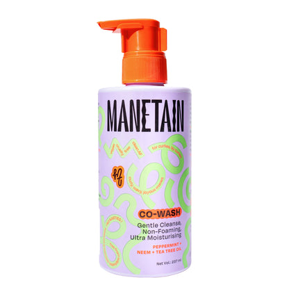 Manetain Co-Wash 2-In-1 Shampoo & Conditioner - Non-Foaming & Sulphate Free - CG Friendly