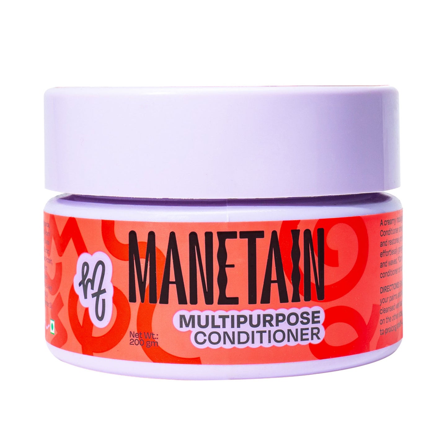 Manetain Multipurpose Hair Conditioner For Curly, Wavy & Frizzy Hair - No Sulphates