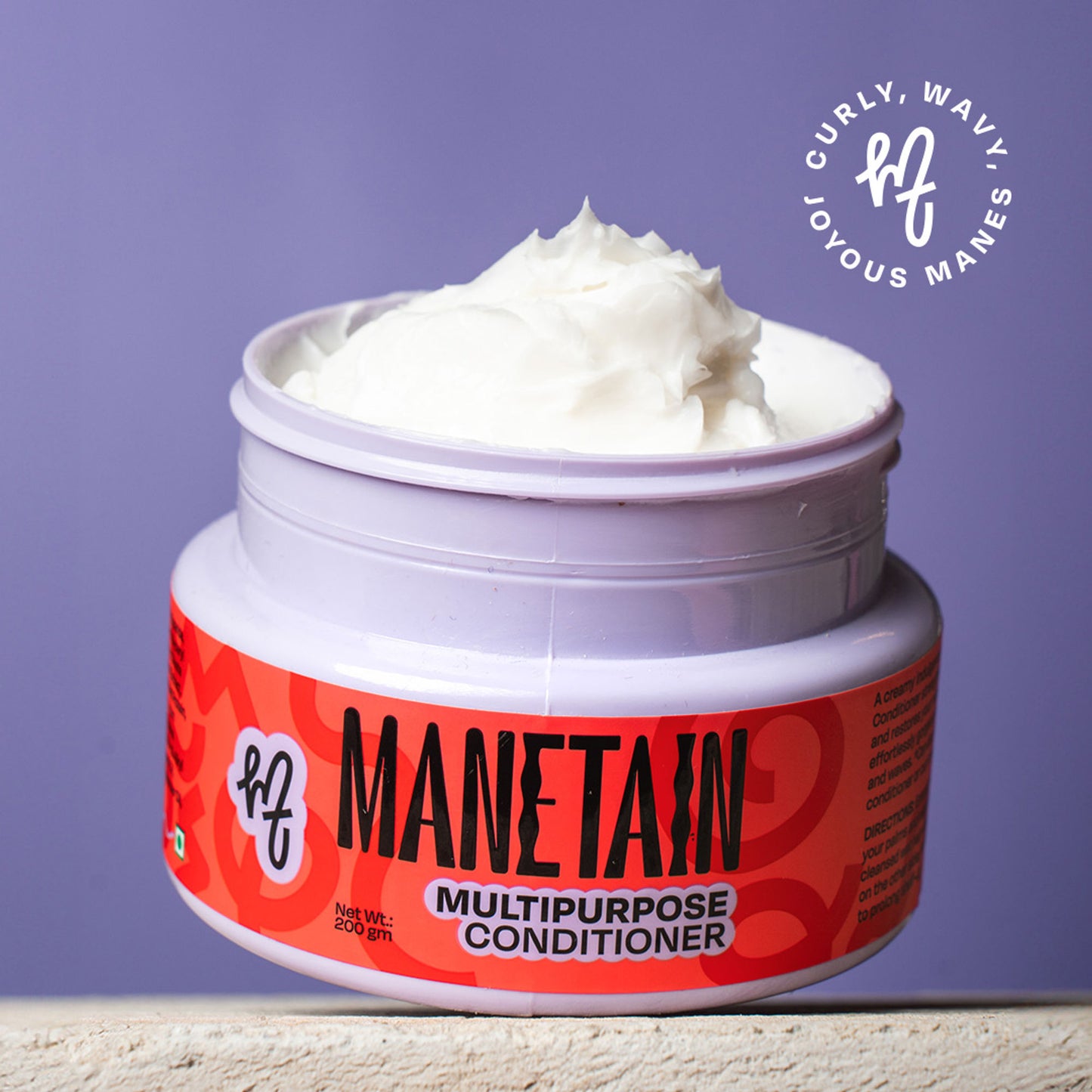 Manetain Multipurpose Hair Conditioner For Curly, Wavy & Frizzy Hair - No Sulphates
