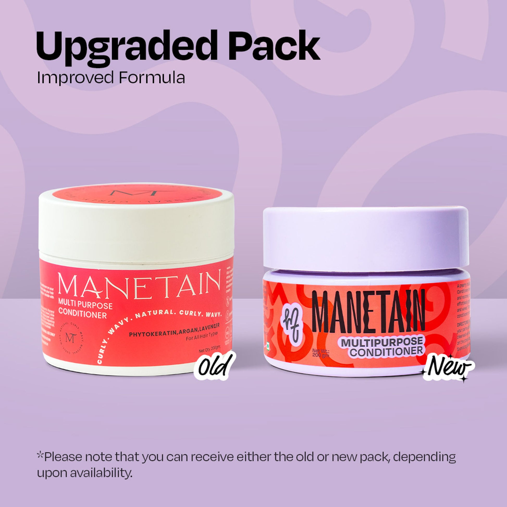 Manetain Multipurpose Hair Conditioner For Curly, Wavy & Frizzy Hair - No Sulphates