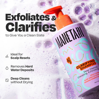 Manetain Clarifying Shampoo - Sulphate & Paraben Free Safe For All Hair Types