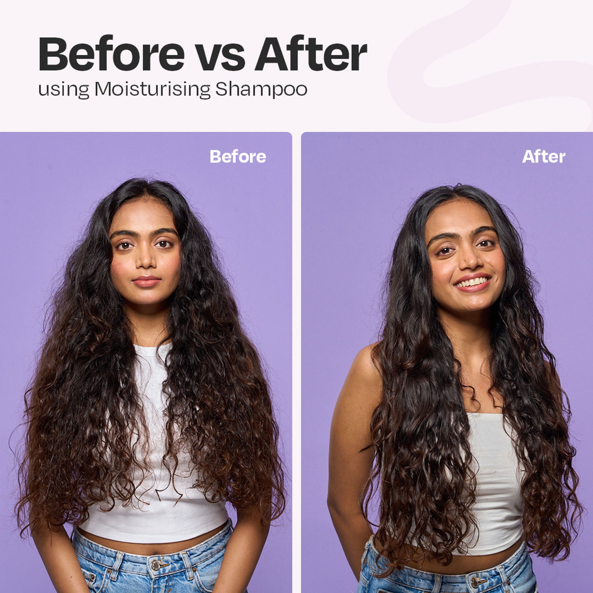 Manetain Moisturising Shampoo For Curly Hair - Gentle Cleanser For Soft &Defined Curls - CG Friendly