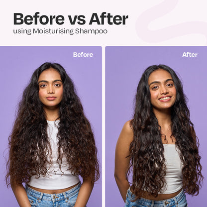 Manetain Moisturising Shampoo For Curly Hair - Gentle Cleanser For Soft &Defined Curls - CG Friendly