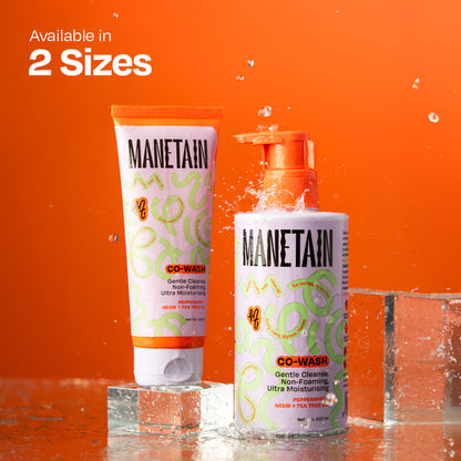 Manetain Co-Wash 2-In-1 Shampoo & Conditioner - Non-Foaming & Sulphate Free - CG Friendly