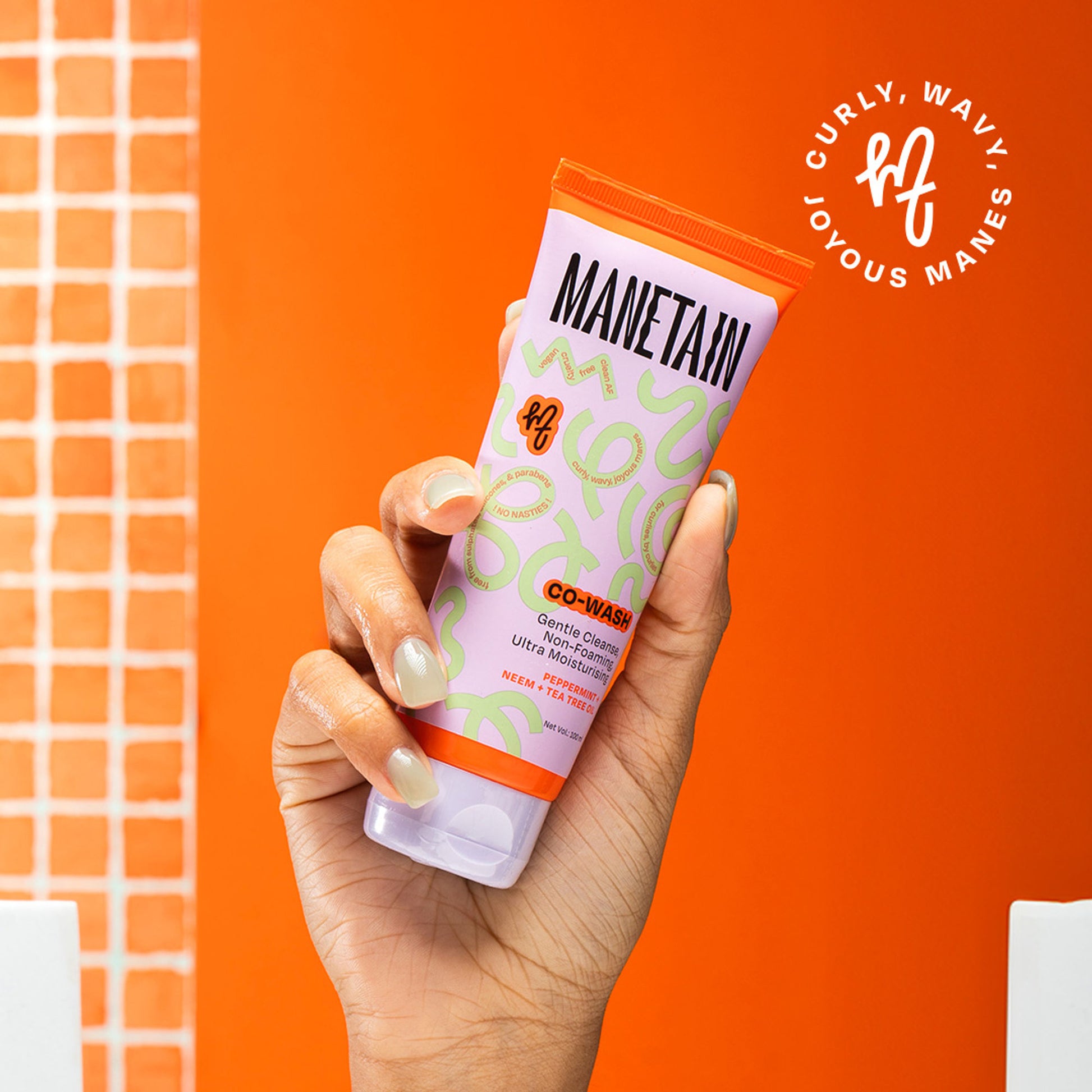 Manetain Co-Wash 2-In-1 Shampoo & Conditioner - Non-Foaming & Sulphate Free - CG Friendly