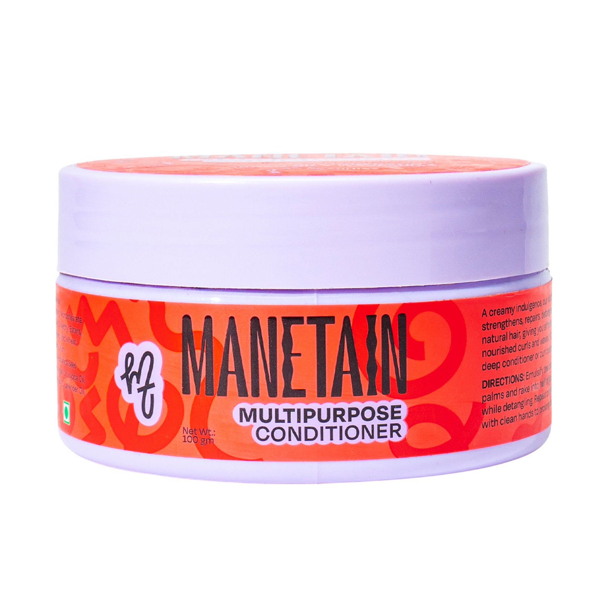 Manetain Multipurpose Hair Conditioner For Curly, Wavy & Frizzy Hair - No Sulphates