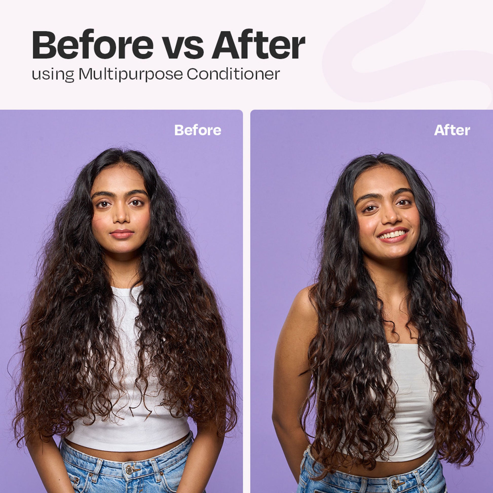 Manetain Multipurpose Hair Conditioner For Curly, Wavy & Frizzy Hair - No Sulphates