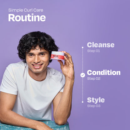 Manetain Multipurpose Hair Conditioner For Curly, Wavy & Frizzy Hair - No Sulphates