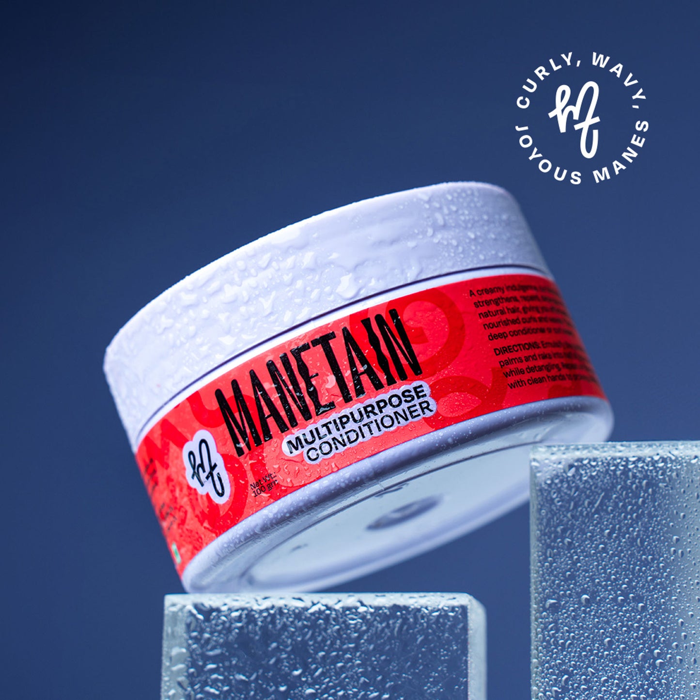 Manetain Multipurpose Hair Conditioner For Curly, Wavy & Frizzy Hair - No Sulphates